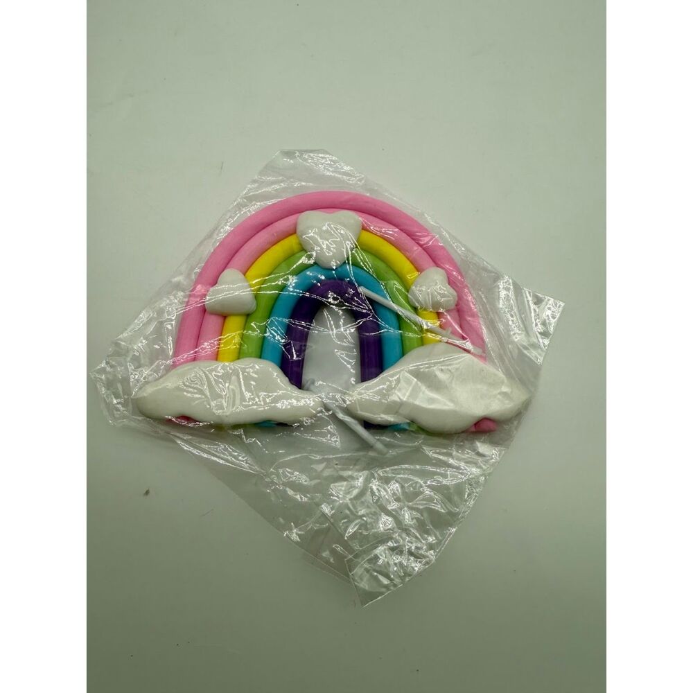 rainbow cake topper